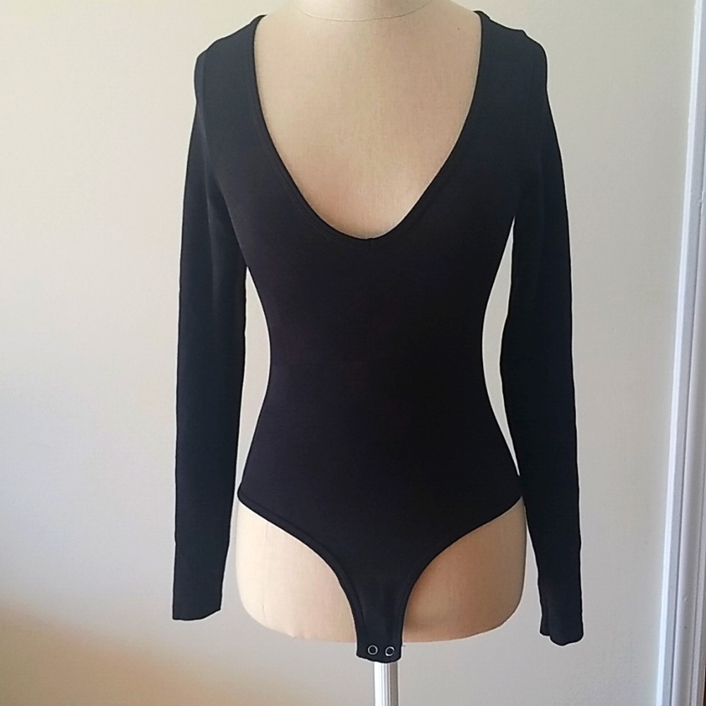 New Black Knit/Bodysuit  S/M